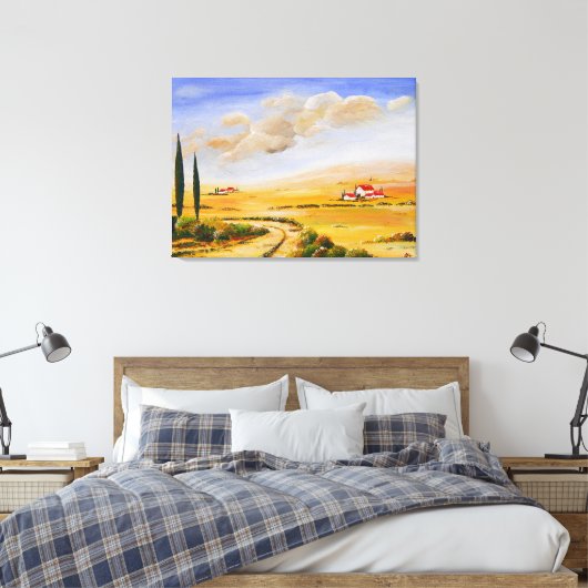 Italian Summer Leinwanddruck (Insitu (Schlafzimmer))