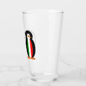 Italian Talking Ms Penguin Personalized  Glas (Links)