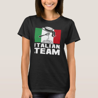 ITALIAN TEAM BLACK FRAU T-Shirt