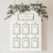 Italian That's Amore Pizza Bridal Table Number Einladung