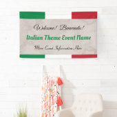  Italian Theme Event Welcome Banner (Insitu)