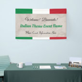  Italian Theme Event Welcome Banner (Messeveranstaltung)