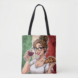 Italian Themed Tote Tasche