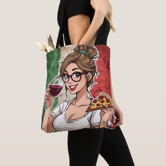 Italian Themed Tote Tasche (Von Nahem)