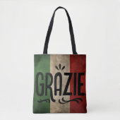 Italian Themed Tote Tasche (Vorderseite)