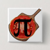 Italian Tomato Pi Button (Vorderseite)