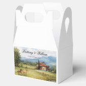 Italian Tuscan Countryside Wedding  Geschenkschachtel (Geöffnet)