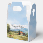 Italian Tuscan Countryside Wedding  Geschenkschachtel (Geöffnet)