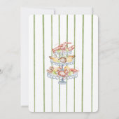 Italian Watercolor Rustic Wedding Invitation Einladung (Rückseite)