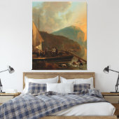 Italianate River Landscape, Adam Pijnacker, c. 165 Leinwanddruck (Insitu (Schlafzimmer))