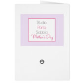 Italianisch Happy Mother's Day Lila Rose Bouquet (Hinten)