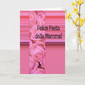 Italianischer Muttertag glücklich! Karte (Gelbe Blume)