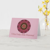 Italianischer Muttertag glücklich! Karte (Gelbe Blume)