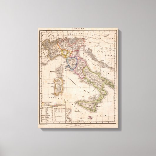 Italien 10 leinwanddruck (Vorderseite)