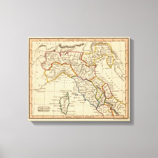 Italien 10 leinwanddruck (Vorderseite)