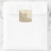 Italien 10 quadratischer aufkleber (Tasche)