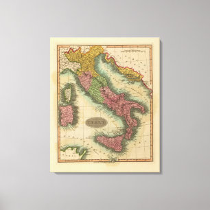 Italien 12 leinwanddruck