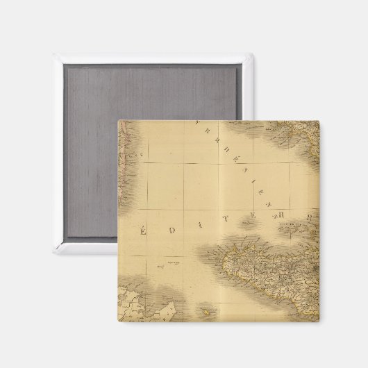 Italien 12 magnet (Vorderseite/Rückseite)