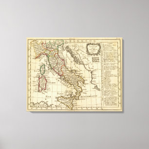 Italien 14 leinwanddruck