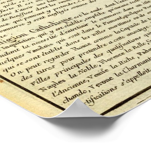 Italien 15 poster (Ecke)