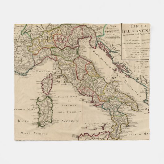 Italien 16 fleecedecke (Vorderseite (Horizontal))