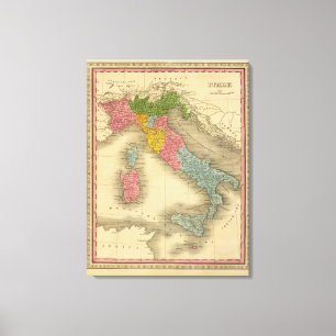 Italien 16 leinwanddruck