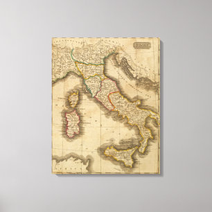 Italien 18 leinwanddruck