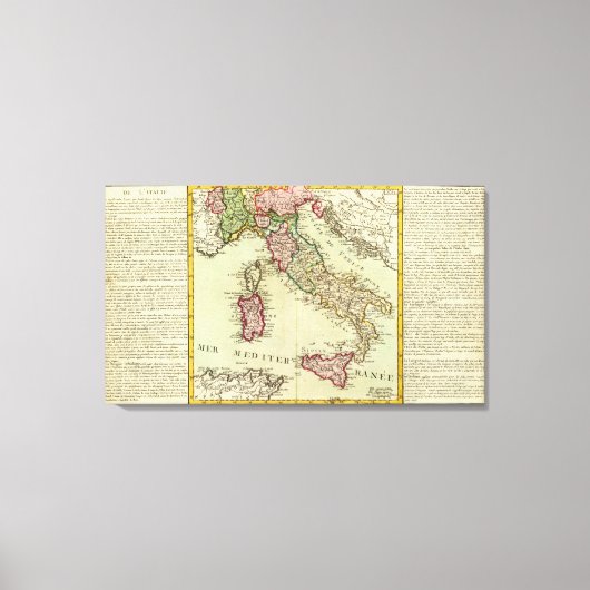 Italien 18 leinwanddruck (Vorderseite)