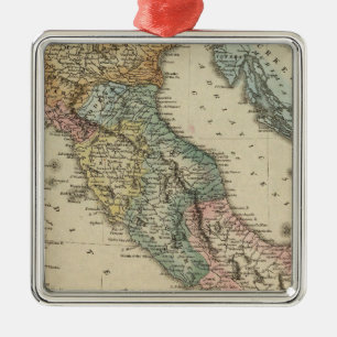 Italien 19 silbernes ornament