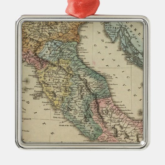 Italien 19 silbernes ornament (Vorne)