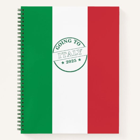 Italien 2025 notizblock (Vorderseite)