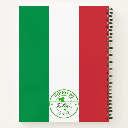 Italien 2025 notizblock (Rückseite)