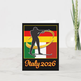 Italien 2026 Biathlon Japan Italien Flaggen 2026 W Karte