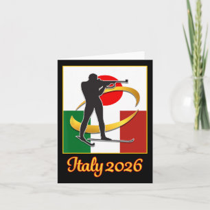 Italien 2026 Biathlon Japan Italien Flaggen 2026 W Karte