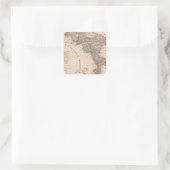 Italien 22 quadratischer aufkleber (Tasche)
