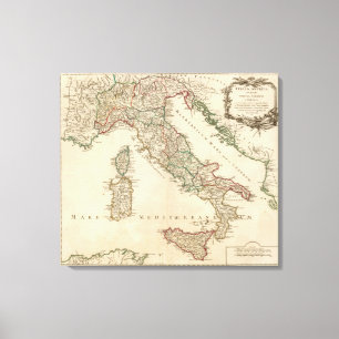 Italien 23 leinwanddruck