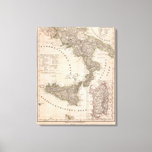 Italien 25 leinwanddruck (Vorderseite)