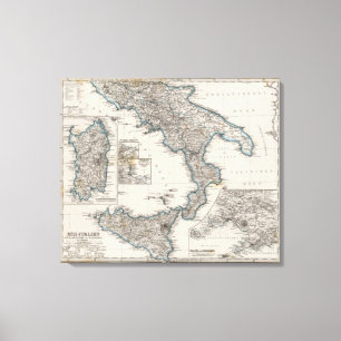 Italien 2 leinwanddruck