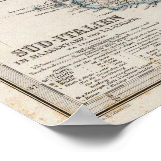 Italien 2 poster (Ecke)