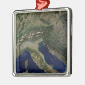 Italien 2 silbernes ornament (Links)