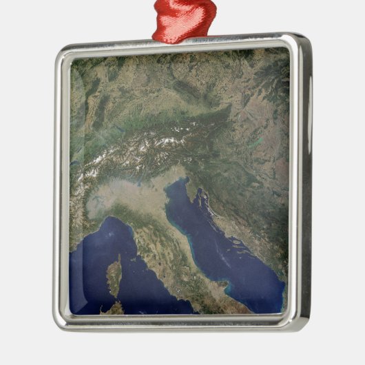 Italien 2 silbernes ornament (Links)