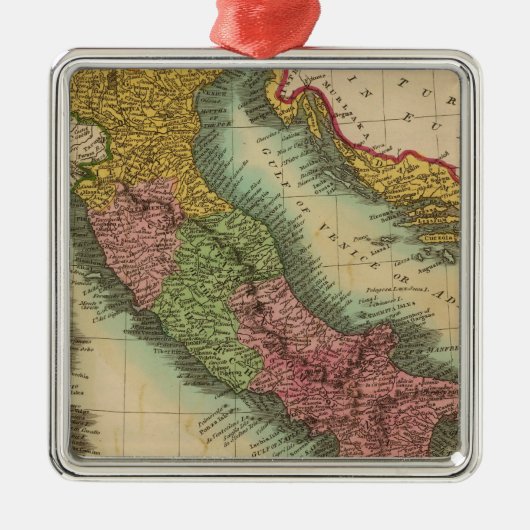 Italien 3 silbernes ornament (Vorne)