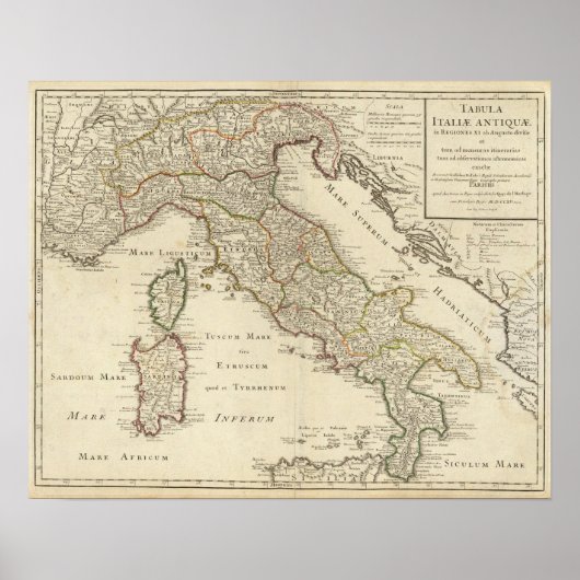 Italien 4 poster (Vorne)