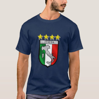 Italien 4 Sternweltmeister-Fußballgeschenke T-Shirt