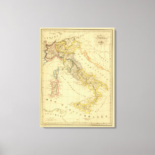 Italien 8 leinwanddruck