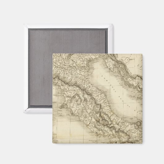 Italien 8 magnet (Vorderseite/Rückseite)