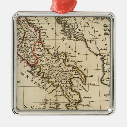 Italien 9 silbernes ornament (Vorne)