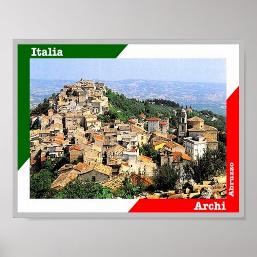 Italien - Abruzzen - Archi - Poster (Vorne)