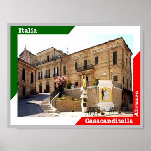 Italien - Abruzzen - Casacanditella - Poster (Vorne)
