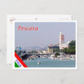 Italien - Abruzzen - Pescara - Postkarte (Vorne/Hinten)